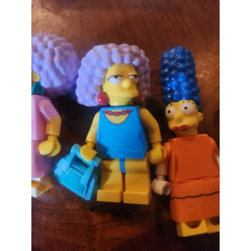 Lot of 6 Simpsons Minifigures Marge Patty Selma Building Toy Mini Figures